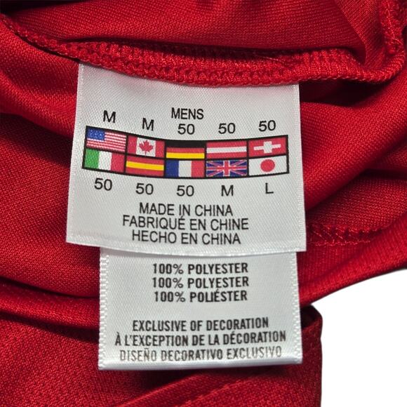 Spyder Red Freestyle Polo Men's Medium Golf Outdoor Work Shirt (Nice with Flaws) - Picture 9 of 16